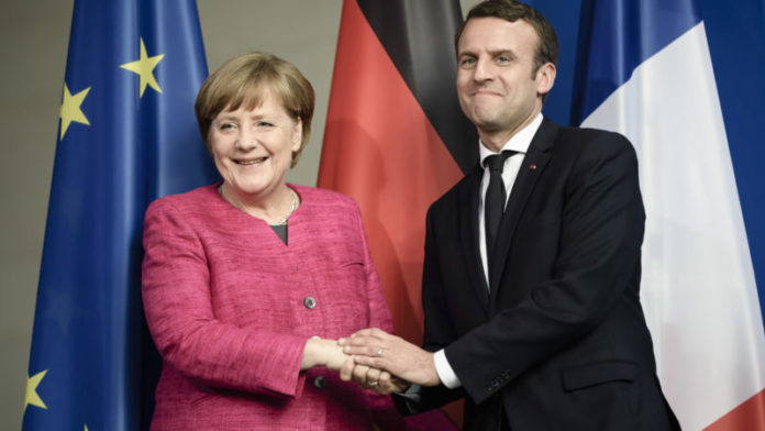 Emmanuel Macron Angela Merkel